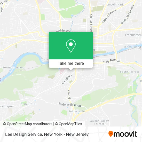 Lee Design Service map