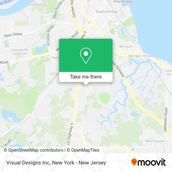 Visual Designs Inc map