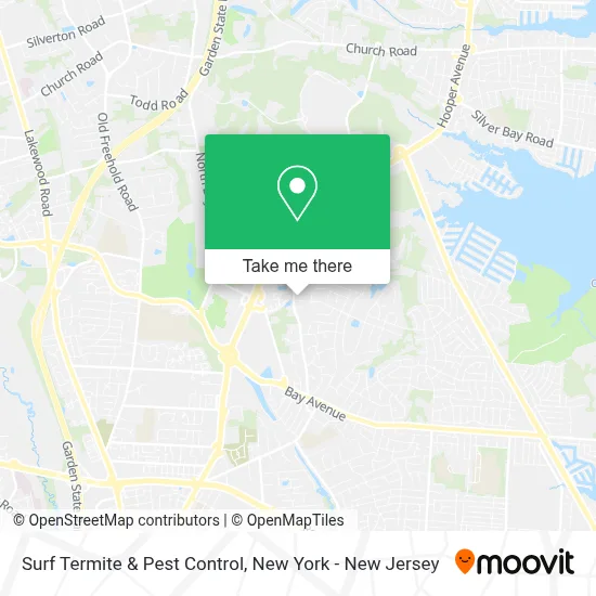 Surf Termite & Pest Control map