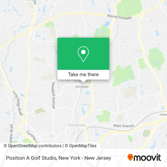 Position A Golf Studio map