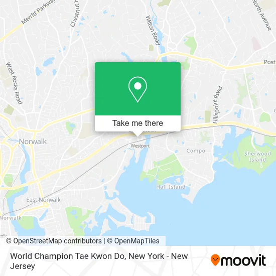 World Champion Tae Kwon Do map