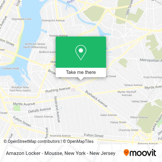 Amazon Locker - Mousse map