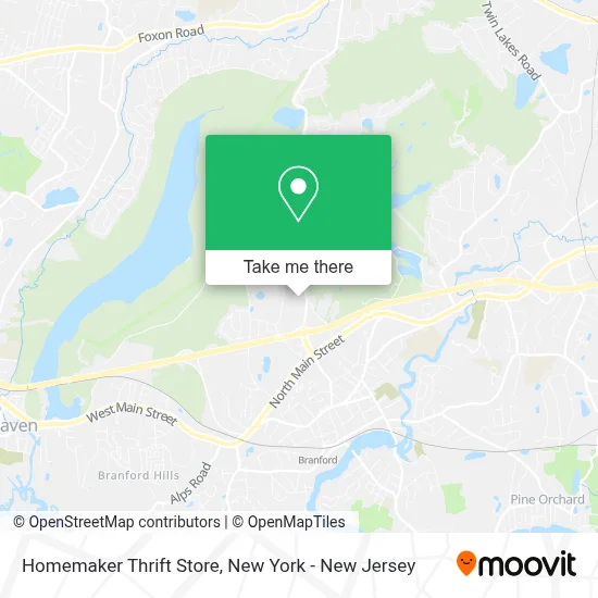 Homemaker Thrift Store map