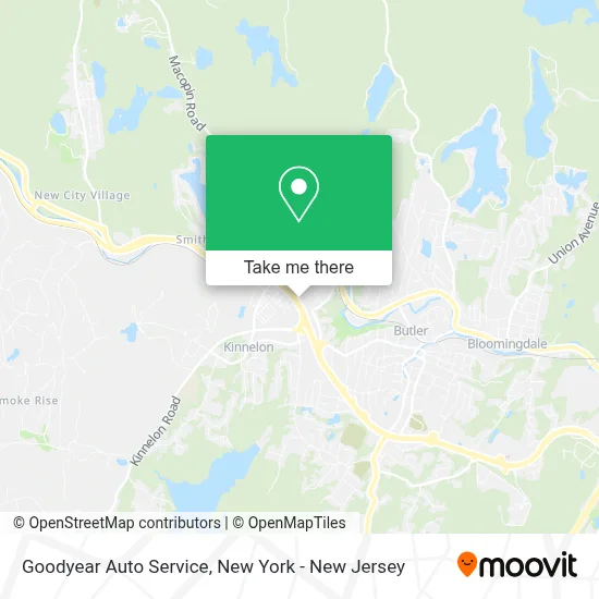 Goodyear Auto Service map