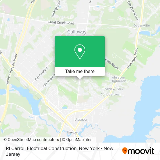 Rl Carroll Electrical Construction map