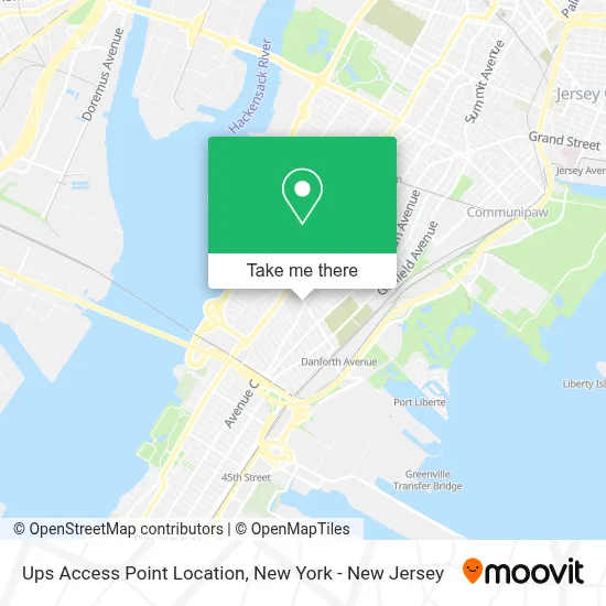 Ups Access Point Location map