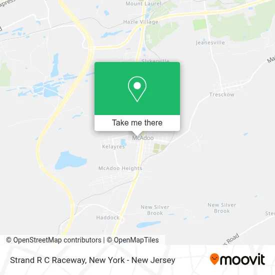 Strand R C Raceway map