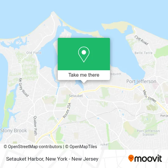 Setauket Harbor map