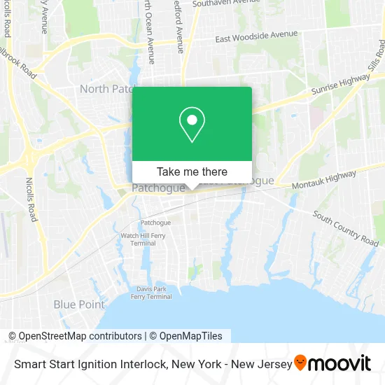 Smart Start Ignition Interlock map