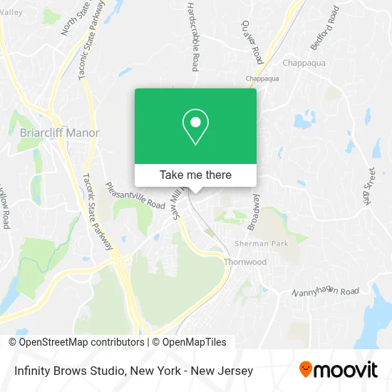 Infinity Brows Studio map