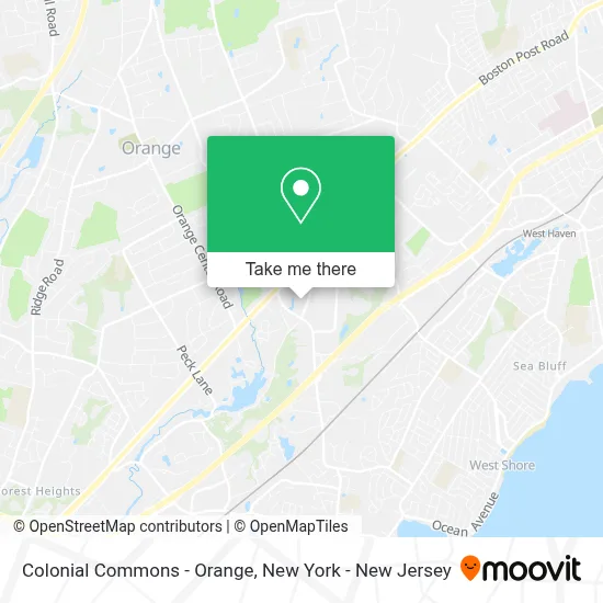 Colonial Commons - Orange map