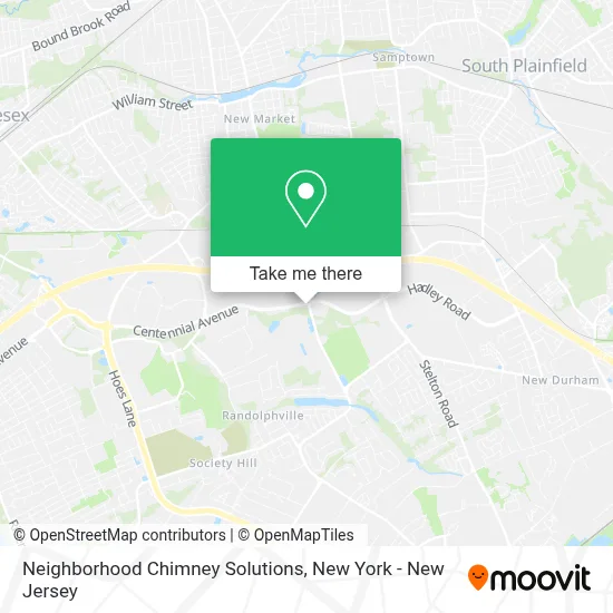 Neighborhood Chimney Solutions map