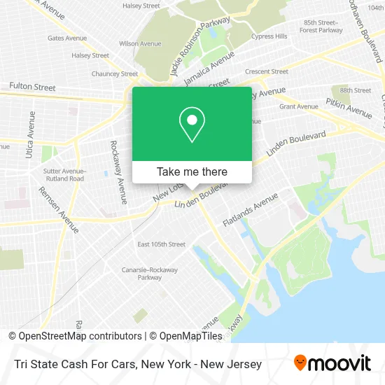 Tri State Cash For Cars map