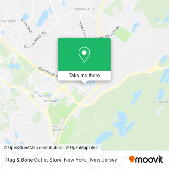 Rag & Bone Outlet Store map