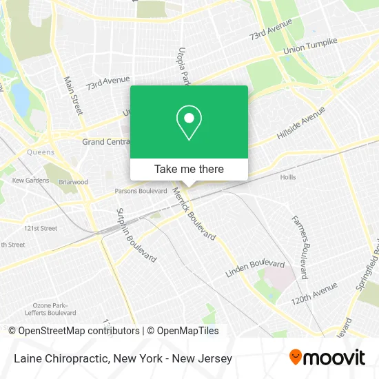 Laine Chiropractic map