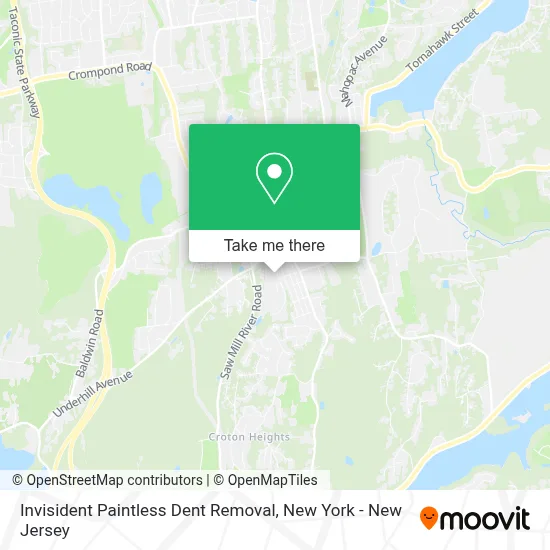 Invisident Paintless Dent Removal map