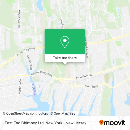 East End Chimney Ltd map