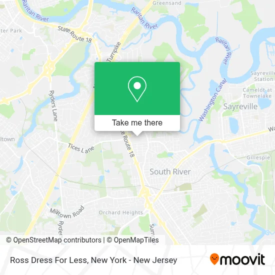 Ross Dress For Less map
