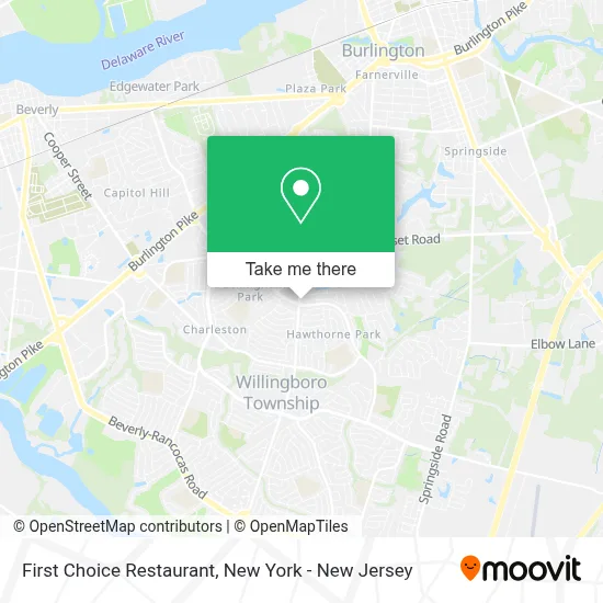 First Choice Restaurant map