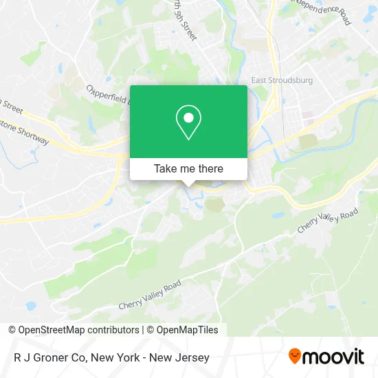 R J Groner Co map