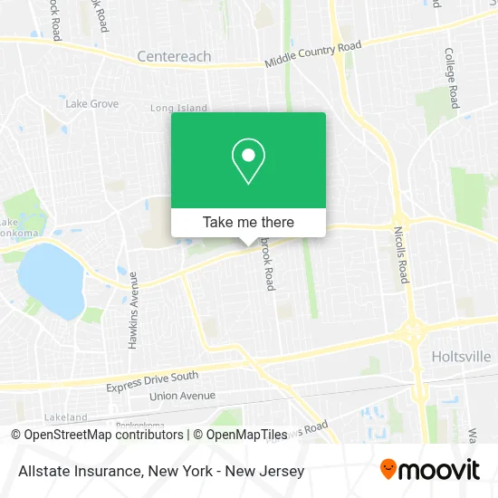 Allstate Insurance map
