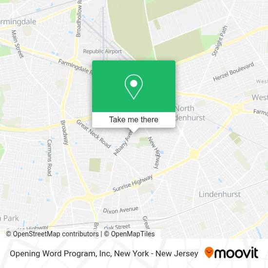 Opening Word Program, Inc map