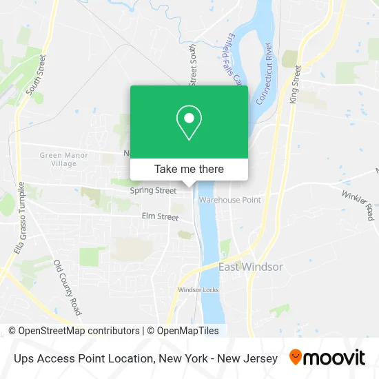 Ups Access Point Location map