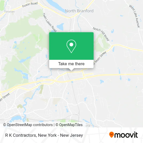 R K Contractors map
