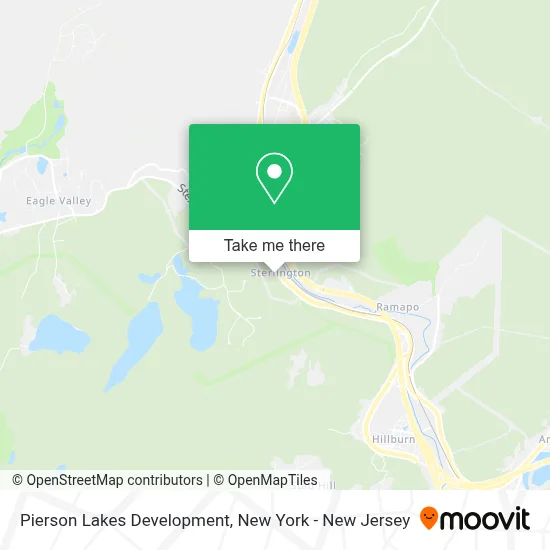 Pierson Lakes Development map
