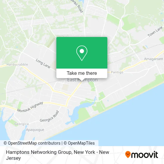 Hamptons Networking Group map
