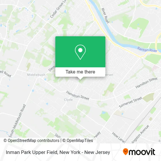 Inman Park Upper Field map