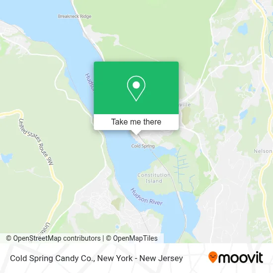 Cold Spring Candy Co. map