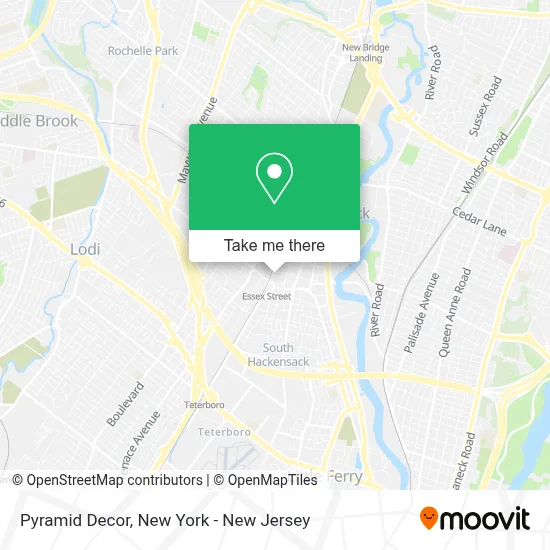 Pyramid Decor map
