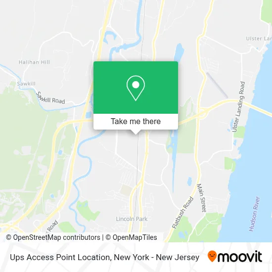 Ups Access Point Location map