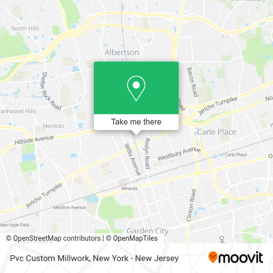 Pvc Custom Millwork map