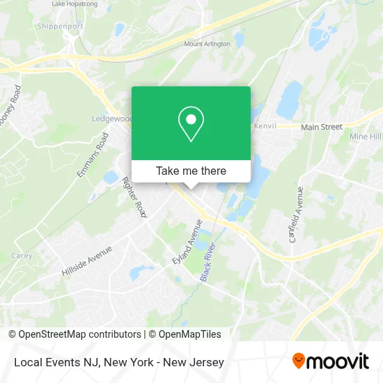 Local Events NJ map