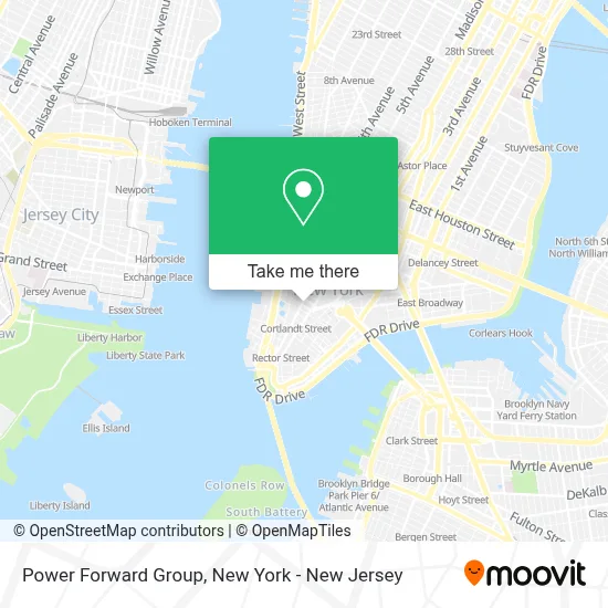 Power Forward Group map