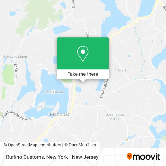 Ruffino Customs map