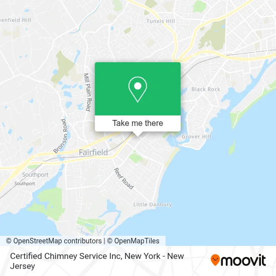Certified Chimney Service Inc map