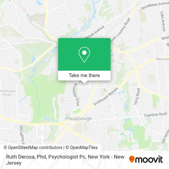 Ruth Derosa, Phd, Psychologist Pc map