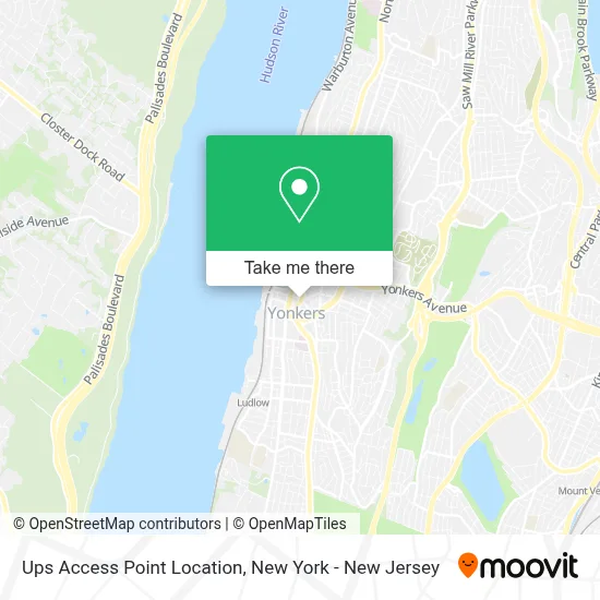 Ups Access Point Location map