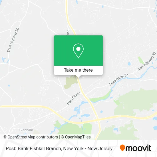 Pcsb Bank Fishkill Branch map