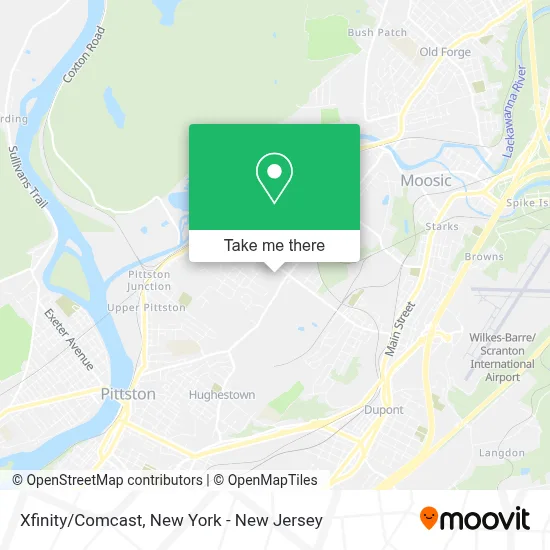 Xfinity/Comcast map