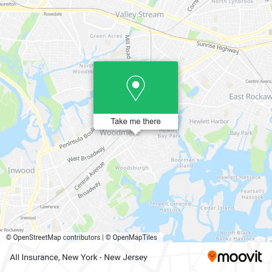 All Insurance map