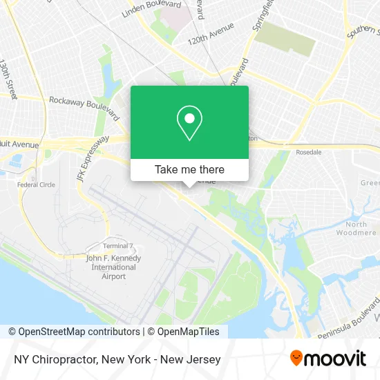 NY Chiropractor map