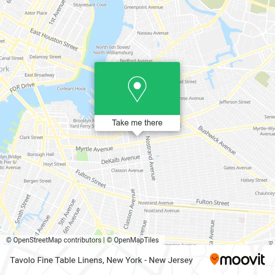 Tavolo Fine Table Linens map