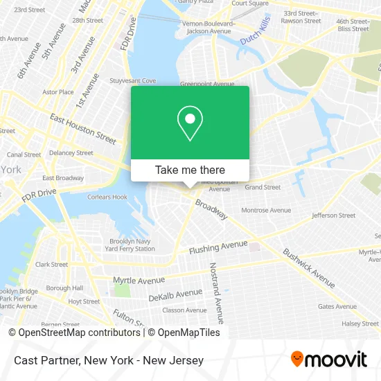 Cast Partner map