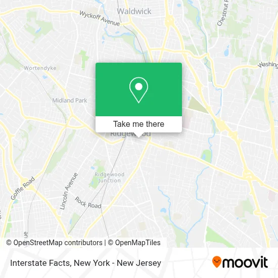 Interstate Facts map