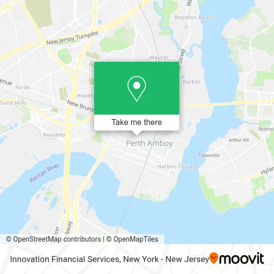Innovation Financial Services map
