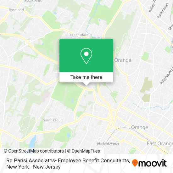 Rd Parisi Associates- Employee Benefit Consultants map